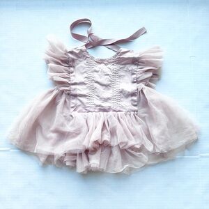 Benebene Girl’s Dusty Rose Tull Top size 4T
